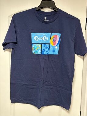 NWOT Caribbean Navy Graphic Logo Tee